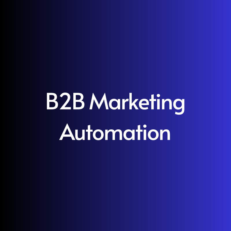 B2B Marketing Automation