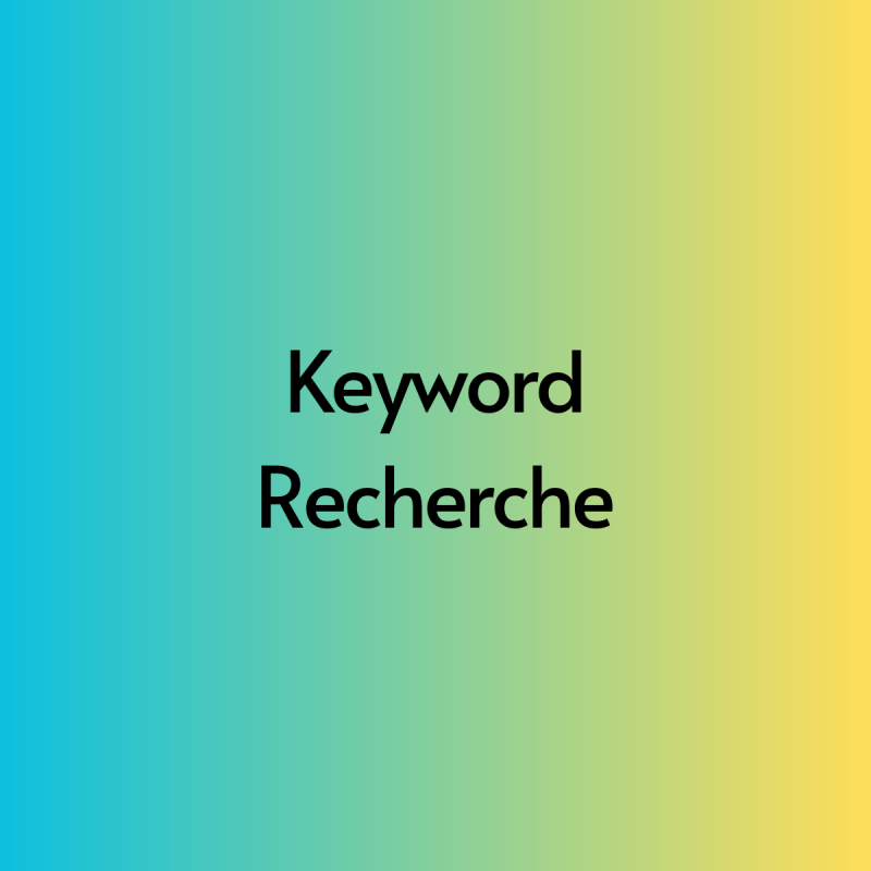 Keyword-Recherche